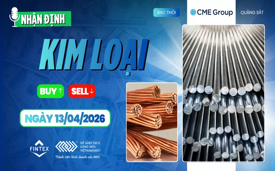 NHẬN ĐỊNH THỊ TRƯỜNG KIM LOẠI NGÀY 13/04/2026